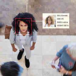 A facial recognition misidentification.