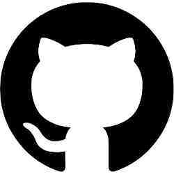 A GitHub logo.