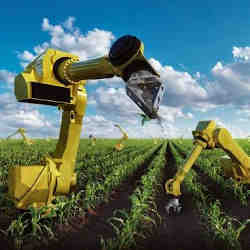 Automated farming with robots. 