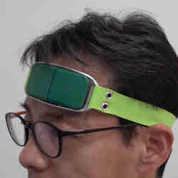 The NeU team's prototype mind-control headband device.