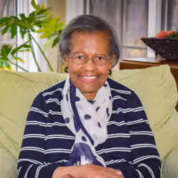 Gladys West at her home in Virginia.