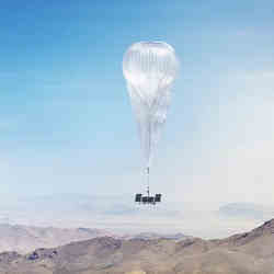  A Loon balloon above Nevada.