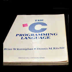 A C programming language textbook.