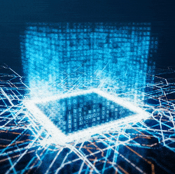 The nanochip produces light particles containing information, and can be used as hardware in tomorrows quantum computers, much in the same way that electrical transistors are used in todays conventional computers.