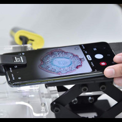 smartphone transformed into a portable digital microscope