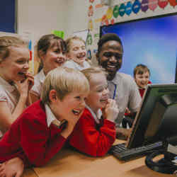 Introducing computer science education to young students in England.