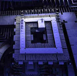 A quantum chip.