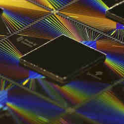 A Google AI quantum chip.