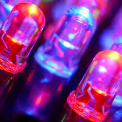 Light-emitting diodes.