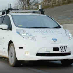 A vehicle being tested by HumanDrive, a 30-month project to have an autonomous vehicle complete a 200-mile journey across the U.K.