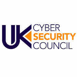 Logo of the U.K. Cyber Security Council.