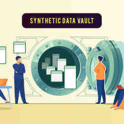 Artist's conception of the Synthetic Data Vault. 