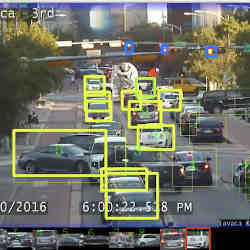 Detecting vehicles in traffic, their position, orientation, and movement. 