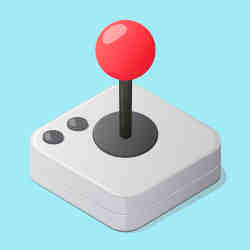 Illustration of a simple videogame controller. 