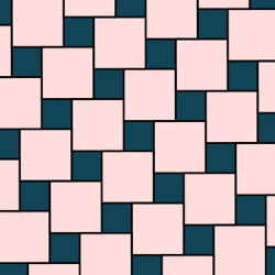 tiling of unequal squares, illustration