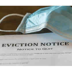 An eviction notice. 