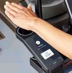 Amazon's palm-reading payment system. 