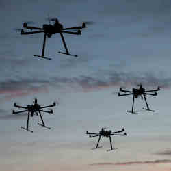 Part of a swarm of drones.