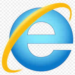 The Internet Explorer logo.