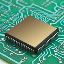 A generic computer chip.