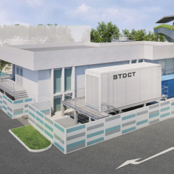 artist's impression of the Sustainable Tropical Data Centre Testbed