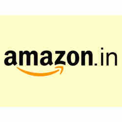 The logo of Amazon India.