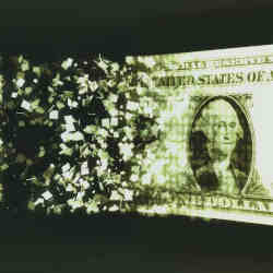 Digitizing a dollar bill.