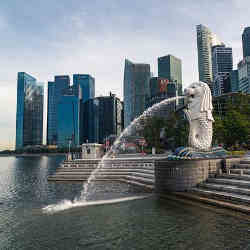 A view of Singapore.