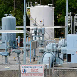 A Colonial Pipeline station in Smyrna, GA.