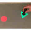 High-Speed Projectors Power Virtual Air Hockey With Shape-Changing Paddles