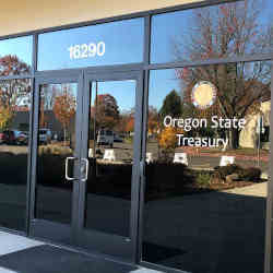 The Oregon State Treasury office in Tigard, OR.