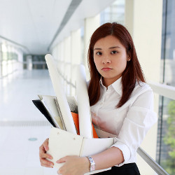 working holding box of personal items