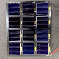 The silicon photovoltaic module.