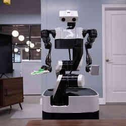 Toyota Research Institute is testing more floor-based robots, like this one. 