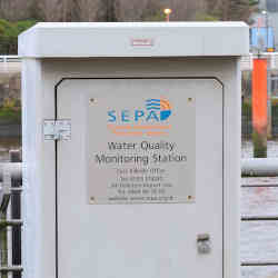 A Water Quality Monitoring Station of the Scottish Environmental Protection Agency.