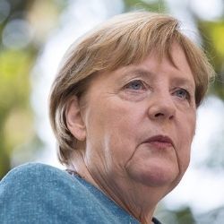 Head shot of German Chancellor Angela Merkel