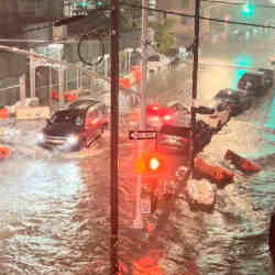 Recent flooding in New York City due to Hurricane Ida.