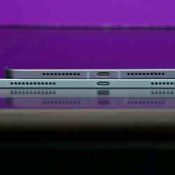 Ipads equipped with USB-C charging connectors. 