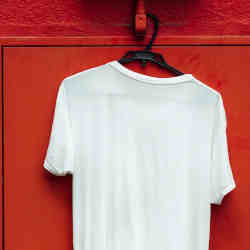 A white t-shirt.