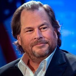 Headshot of Marc Benioff, Salesforce CEO and owner of Time Magazine