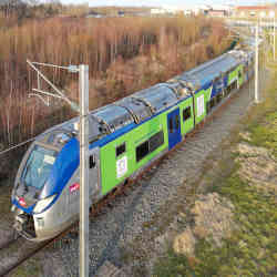 An autonomous passenger train with systems built by locomotive manufacturer Alstom is currently being tested by the French national state-owned rail company SNCF.