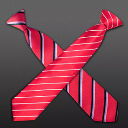 crossed red ties