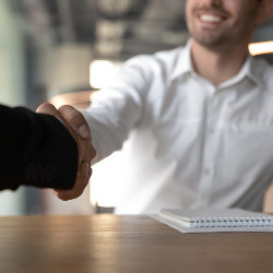 businessmen handshake