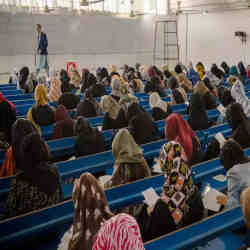 A class of Afghan women. 