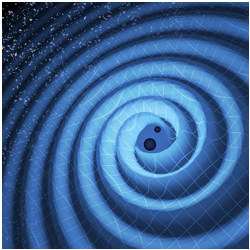 gravitational waves, illustration