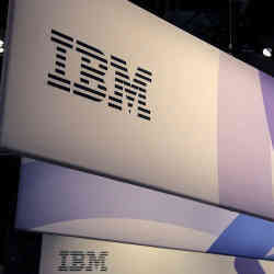 The IBM logo.