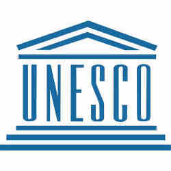 Logo of the United Nations Educational, Scientific, and Cultural Organization.