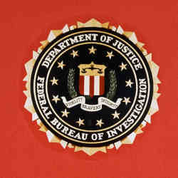 The FBI logo.