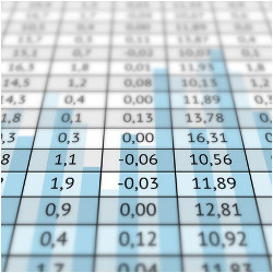 numerical data and graph