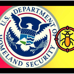 bug on DHS logo